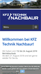 Mobile Screenshot of kfztechnik-nachbaur.at