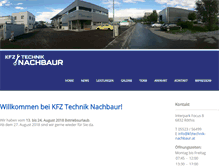 Tablet Screenshot of kfztechnik-nachbaur.at